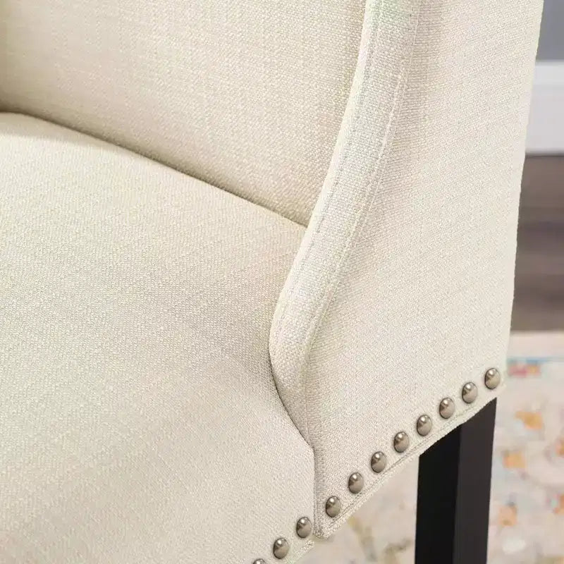 Tabouret de bar à hauteur de comptoir Baron en tissu rembourré - Modway