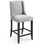 Tabouret de bar à hauteur de comptoir Baron en tissu rembourré - Modway