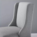 Tabouret de bar à hauteur de comptoir Baron en tissu rembourré - Modway