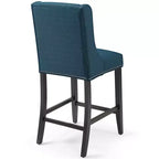 Tabouret de bar à hauteur de comptoir Baron en tissu rembourré - Modway