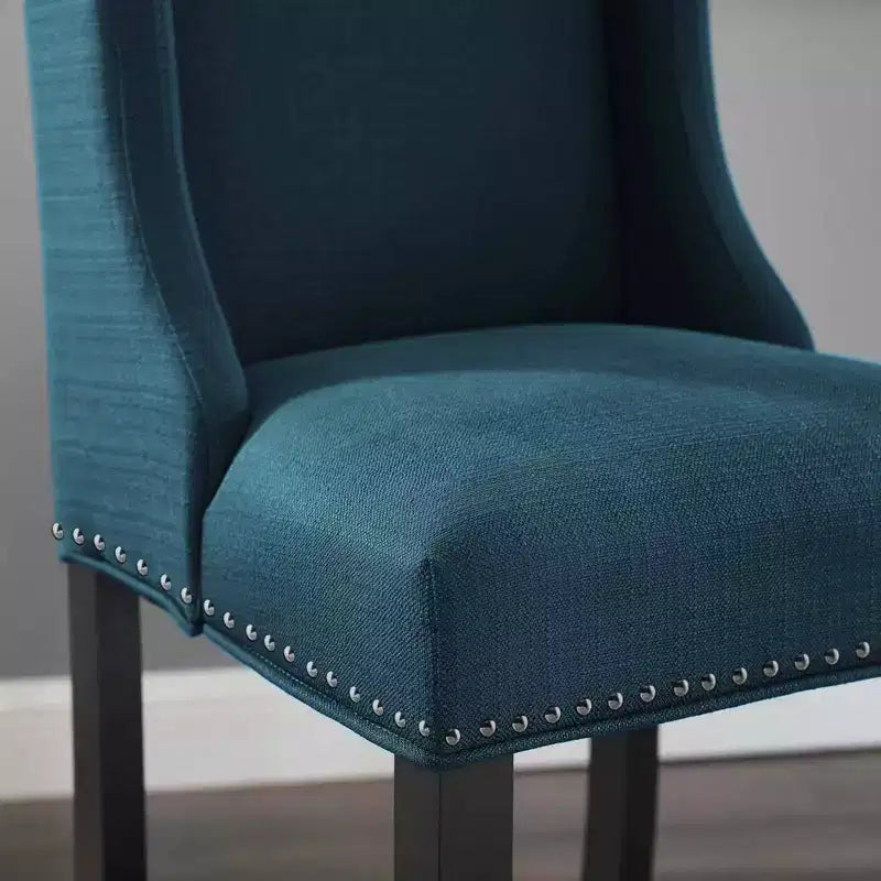 Tabouret de bar à hauteur de comptoir Baron en tissu rembourré - Modway