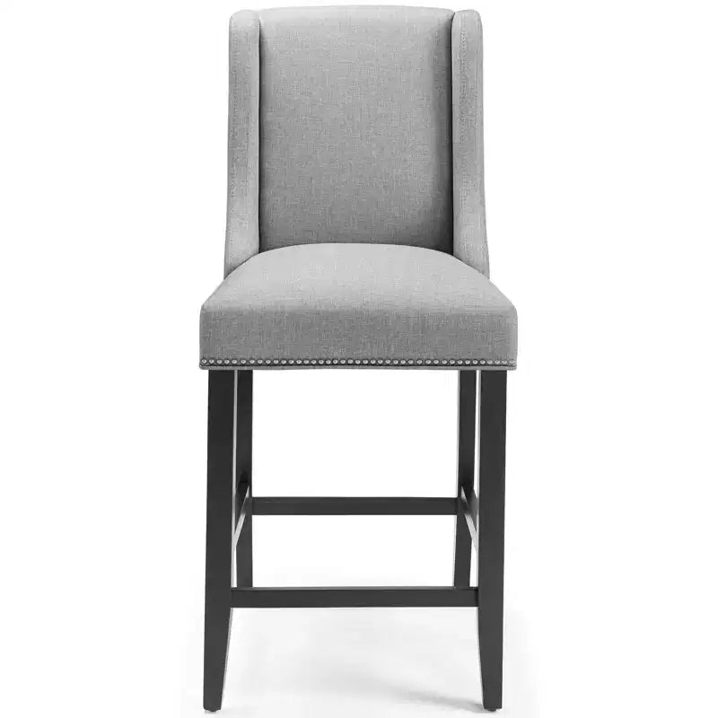 Tabouret de bar à hauteur de comptoir Baron en tissu rembourré - Modway