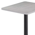 Flash Furniture Plateau de table rectangulaire stratifié 24 x 30 avec base de table hauteur bar 22 x 22