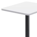 Flash Furniture Plateau de table rectangulaire stratifié 24 x 30 avec base de table hauteur bar 22 x 22