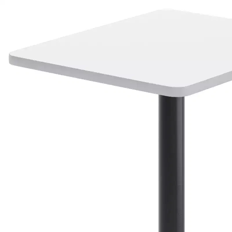 Flash Furniture Plateau de table rectangulaire stratifié 24 x 30 avec base de table hauteur bar 22 x 22
