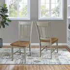 Set of 2 San Remo Splatback Chairs - International Concepts