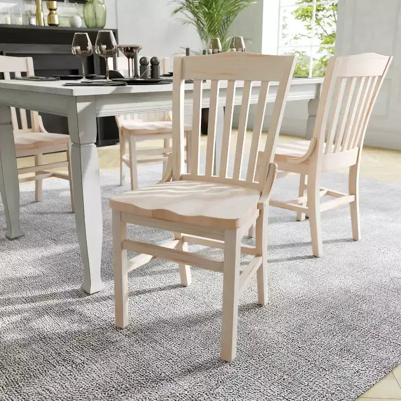 Chaise de restaurant en bois à dossier écolier de la série HERCULES de Flash Furniture