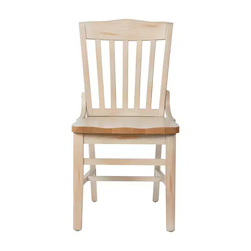 Chaise de restaurant en bois à dossier écolier de la série HERCULES de Flash Furniture