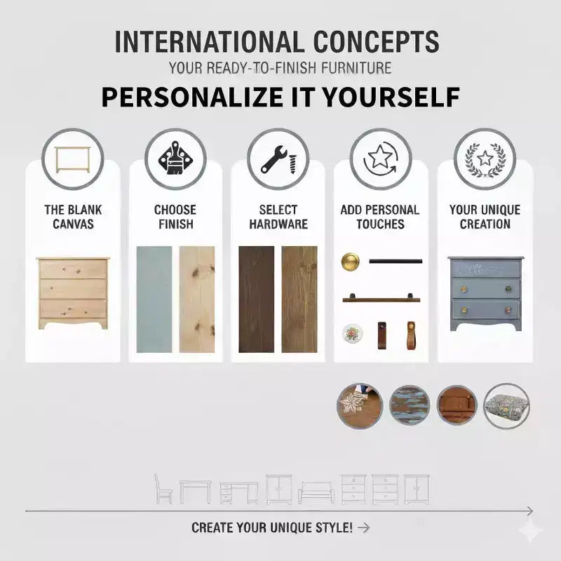 Commode inachevée – International Concepts
