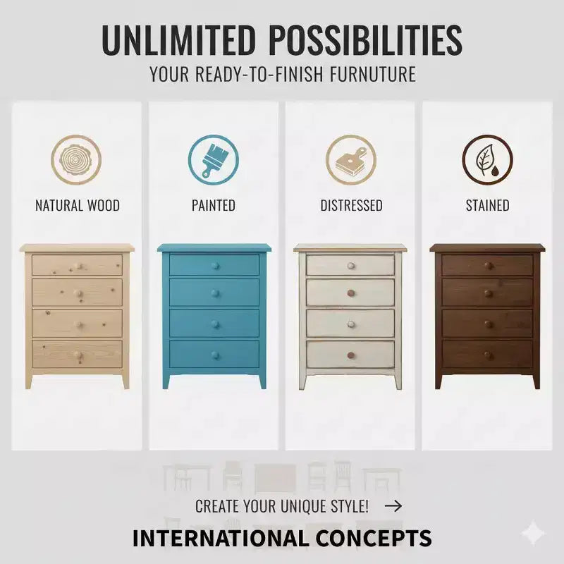 Commode inachevée – International Concepts