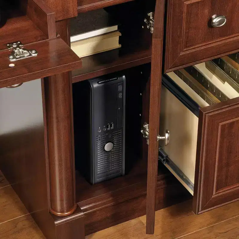 Bureau informatique Palladia avec huche - Sauder