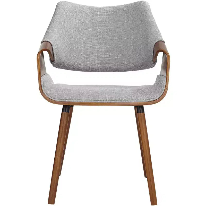 Chaise de salle à manger Studio 55D en tissu gris et bois de hêtre Westin