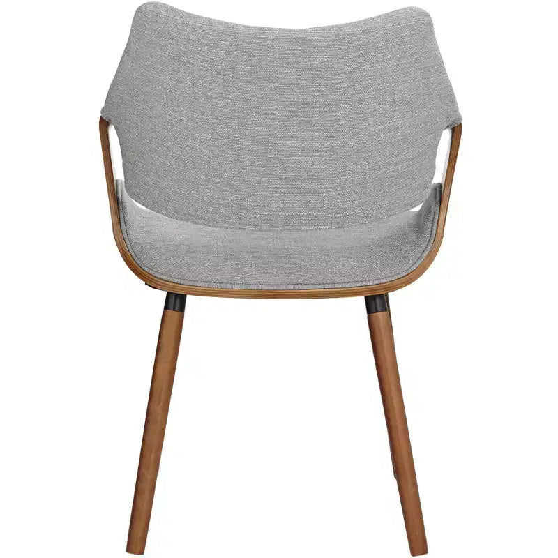 Chaise de salle à manger Studio 55D en tissu gris et bois de hêtre Westin