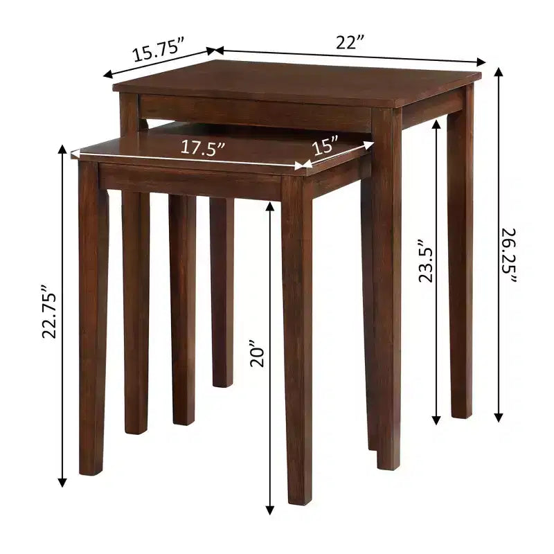Tables d'appoint gigognes American Heritage - Johar Furniture