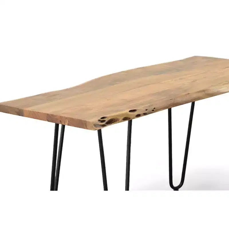 Table basse/Banc Carolina Living Langdon à bord vif
