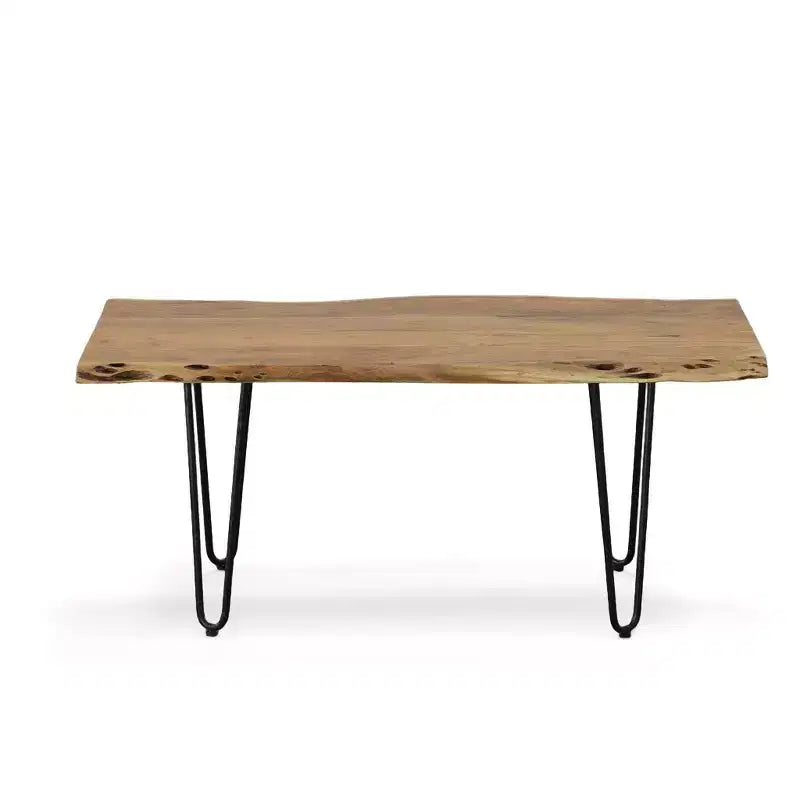 Table basse/Banc Carolina Living Langdon à bord vif