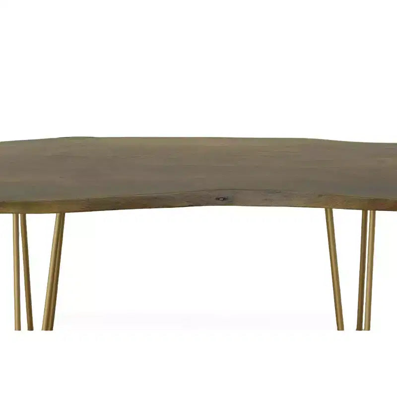 Table basse/Banc Carolina Living Langdon à bord vif