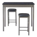 Ensemble de salle à manger 3 pièces table et tabourets hauteur comptoir Lancer Tavern - Linon