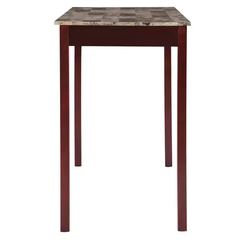 Ensemble de salle à manger 3 pièces table et tabourets hauteur comptoir Lancer Tavern - Linon