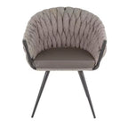 Chaise contemporaine Matisse tressée - LumiSource