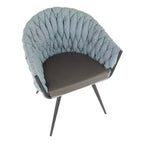Chaise contemporaine Matisse tressée - LumiSource