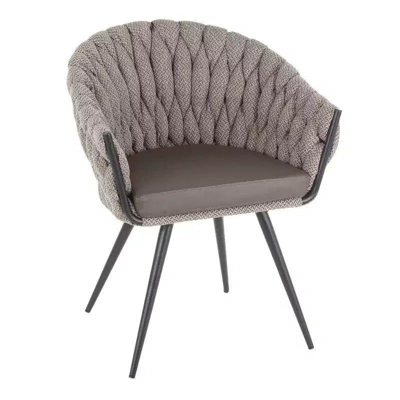 Chaise contemporaine Matisse tressée - LumiSource