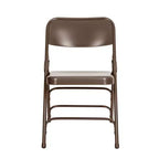 Lot de 4 Chaises Pliantes de Luxe en Acier Triple Renfort - Hampden Furnishings