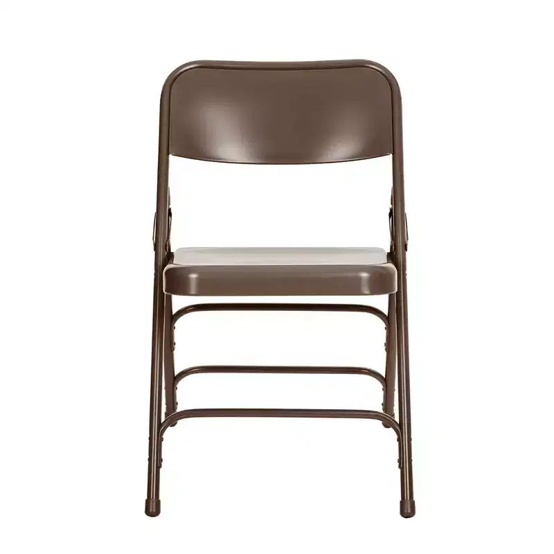 Lot de 4 Chaises Pliantes de Luxe en Acier Triple Renfort - Hampden Furnishings