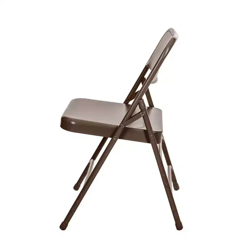 Lot de 4 Chaises Pliantes de Luxe en Acier Triple Renfort - Hampden Furnishings