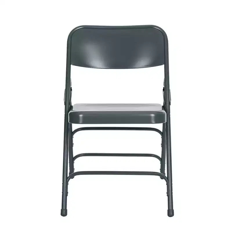 Lot de 4 Chaises Pliantes de Luxe en Acier Triple Renfort - Hampden Furnishings
