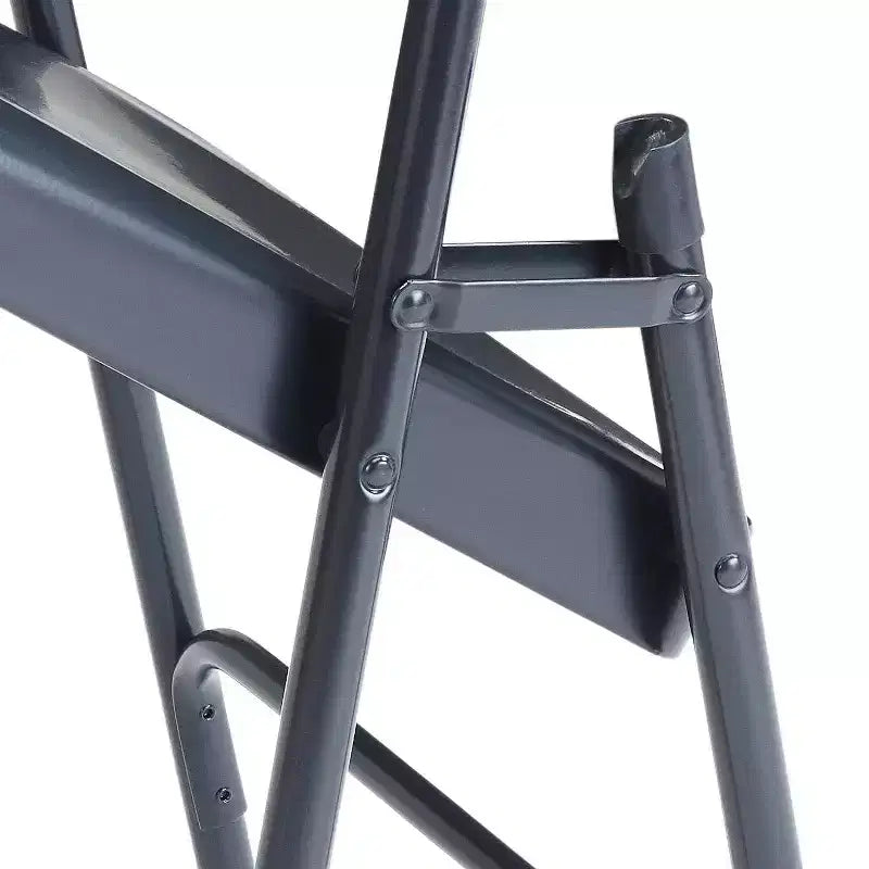 Lot de 4 Chaises Pliantes de Luxe en Acier Triple Renfort - Hampden Furnishings