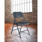 Lot de 4 Chaises Pliantes de Luxe en Acier Triple Renfort - Hampden Furnishings