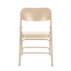 Lot de 4 Chaises Pliantes de Luxe en Acier Triple Renfort - Hampden Furnishings