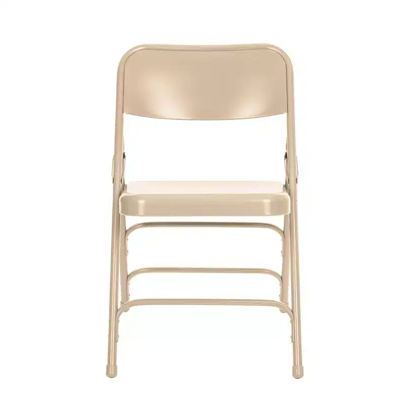 Lot de 4 Chaises Pliantes de Luxe en Acier Triple Renfort - Hampden Furnishings