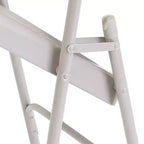 Lot de 4 Chaises Pliantes de Luxe en Acier Triple Renfort - Hampden Furnishings