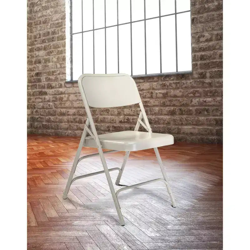 Lot de 4 Chaises Pliantes de Luxe en Acier Triple Renfort - Hampden Furnishings