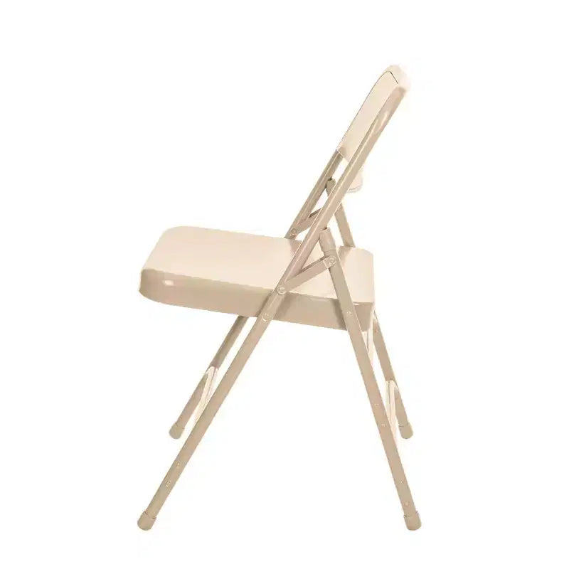 Lot de 4 Chaises Pliantes de Luxe en Acier Triple Renfort - Hampden Furnishings