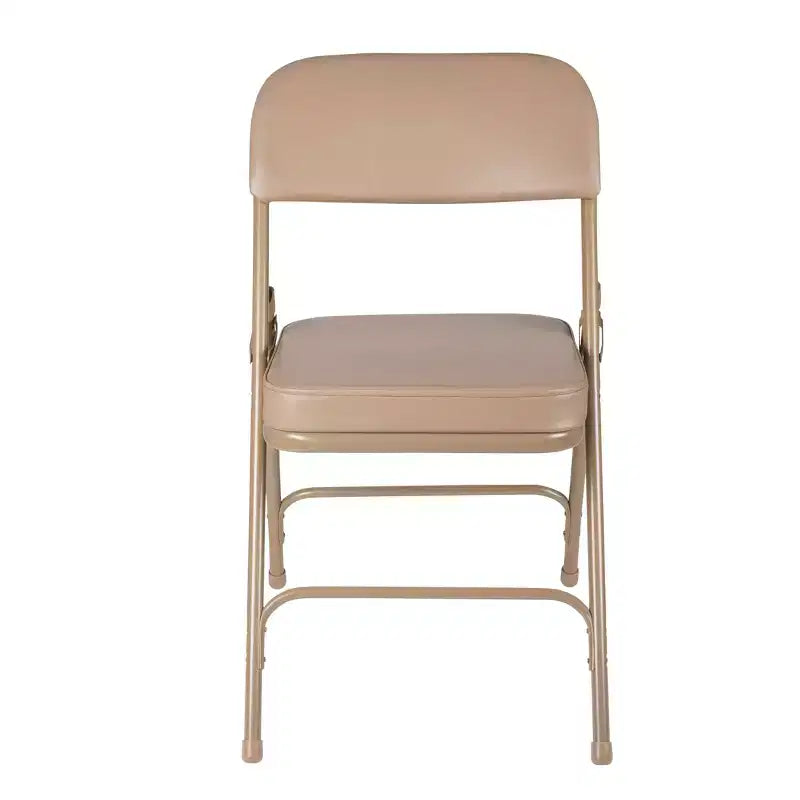 Lot de 2 chaises pliantes rembourrées en vinyle de qualité supérieure – Hampden Furnishings