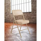 Lot de 2 chaises pliantes rembourrées en vinyle de qualité supérieure – Hampden Furnishings