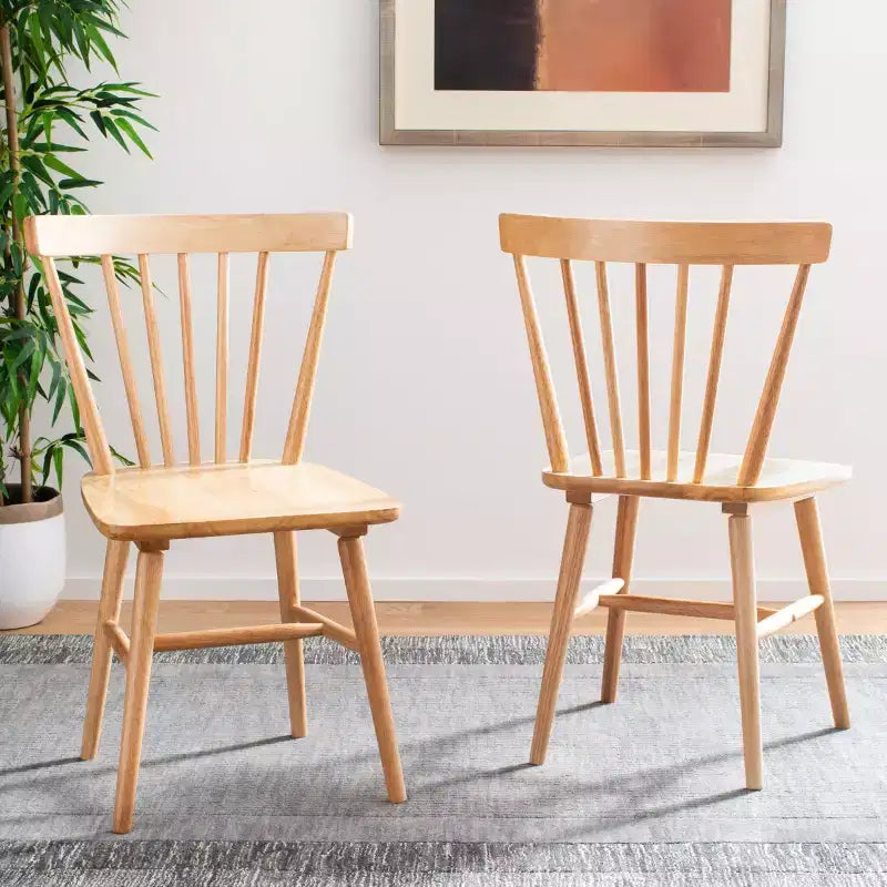 Chaise de salle à manger Winona à dossier à fuseaux - DCH8500 - Safavieh