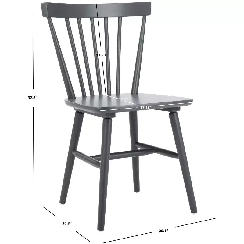 Chaise de salle à manger Winona à dossier à fuseaux - DCH8500 - Safavieh