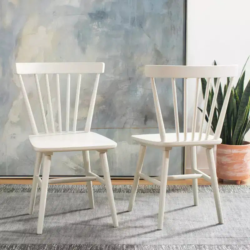 Chaise de salle à manger Winona à dossier à fuseaux - DCH8500 - Safavieh