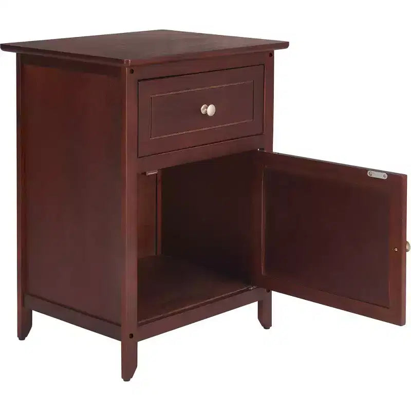 Table d'appoint Alcott avec tiroir simple et armoire de rangement - ClickDecor