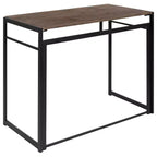 Flash Furniture Bureau pliant rustique pour ordinateur de bureau à domicile - 40