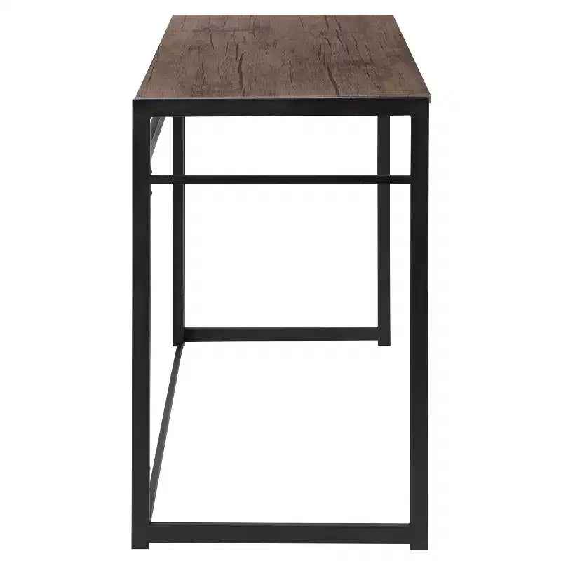 Flash Furniture Bureau pliant rustique pour ordinateur de bureau à domicile - 40