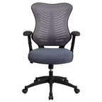 Chaise de bureau ergonomique pivotante Flash Furniture Executive Designer Mesh à dossier haut avec accoudoirs réglables
