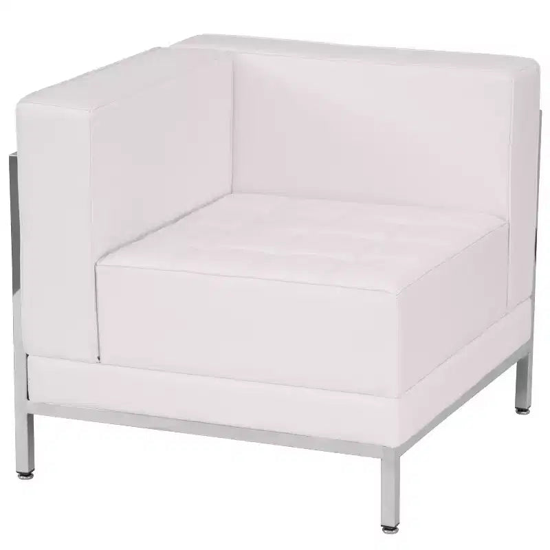 Flash Furniture HERCULES Imagination Series Contemporary Modular Left Corner Chair with Quilted Tufted Seat and Encasing Frame