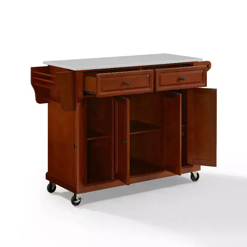 Desserte de cuisine grand format avec plateau en granit - Crosley