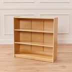 Bibliothèque classique en bois ECR4Kids avec étagères réglables, 91 cm, étagère de classe