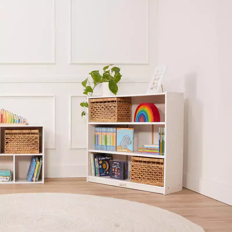 Bibliothèque classique en bois ECR4Kids avec étagères réglables, 91 cm, étagère de classe